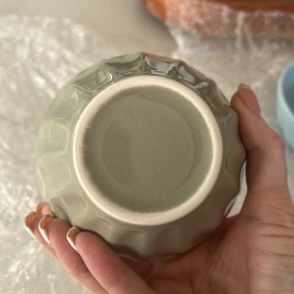 Pier 1 - 3 Piece Mini Ceramic Prep Bowls NIB - Picture 4 of 5